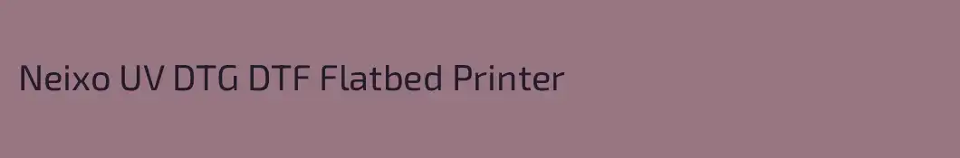 Neixo UV DTG DTF Flatbed Printer